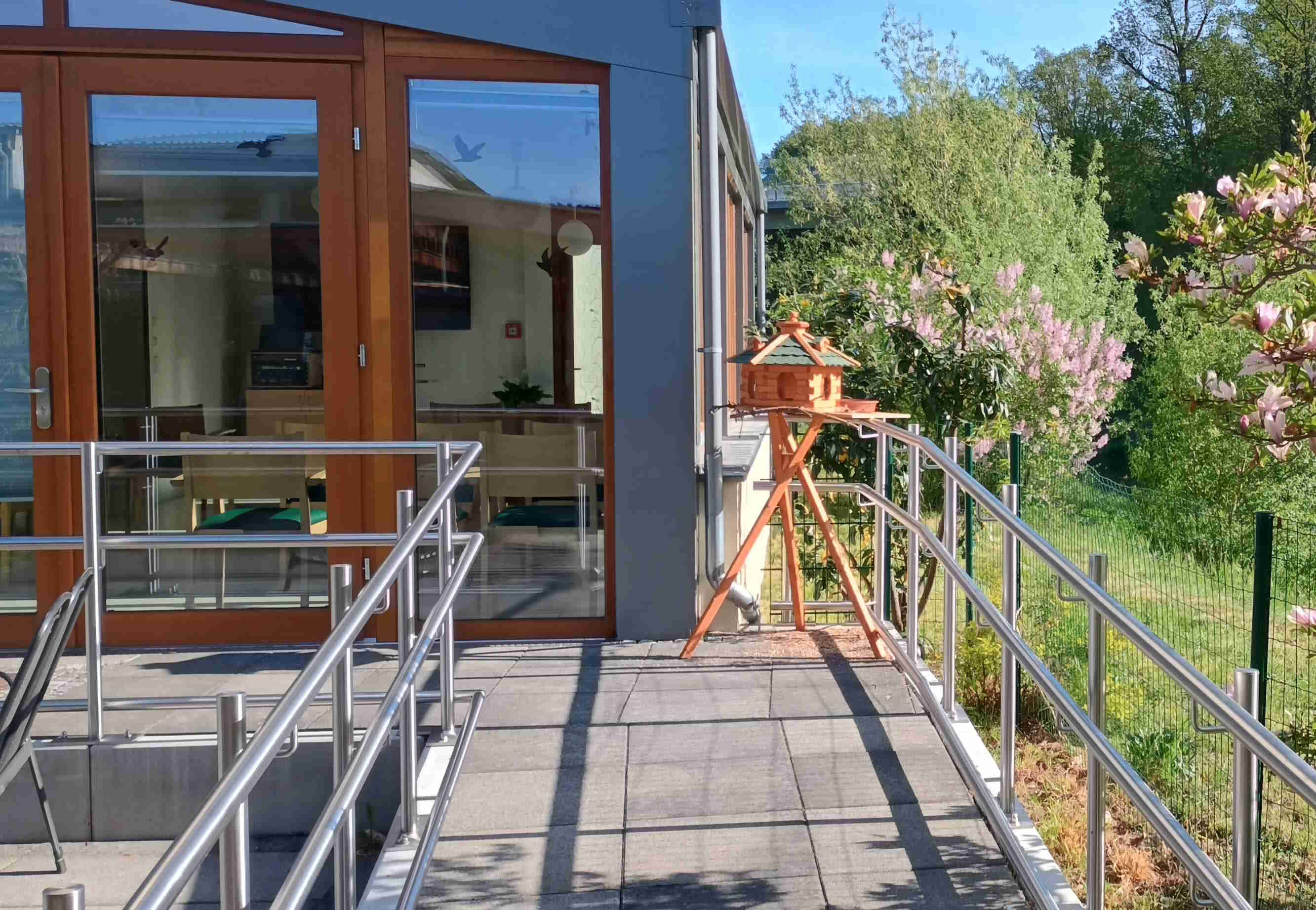 Wintergarten mit barrierefreiem Zugang